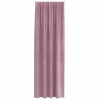 Függönyök 2 pcs Sötét rózsaszín 140 x 260 cm Bársony