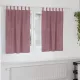 Függönyök 2 pcs Sötét rózsaszín 140 x 140 cm Bársony
