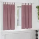 Függönyök 2 pcs Sötét rózsaszín 140 x 175 cm Bársony