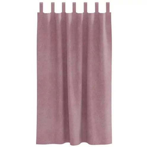 Függönyök 2 pcs Sötét rózsaszín 140 x 175 cm Bársony