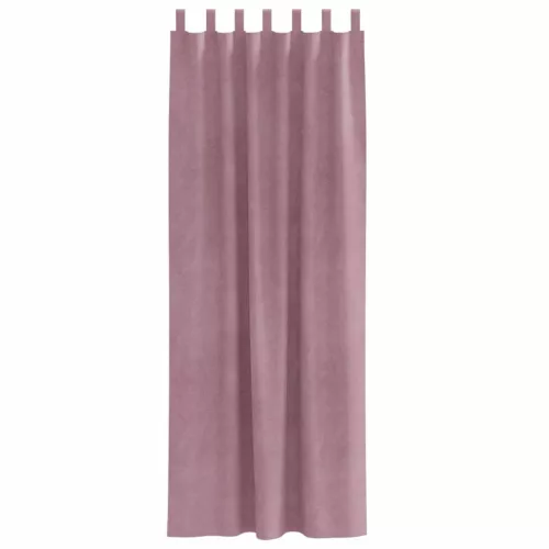 Függönyök 2 pcs Sötét rózsaszín 140 x 225 cm Bársony