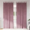 Függönyök 2 pcs Sötét rózsaszín 140 x 260 cm Bársony
