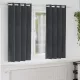 Függönyök függönyökkel 2 pcs Világosszürke 140 x 175 cm Bársony