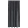 Függönyök függönyökkel 2 pcs Világosszürke 140 x 175 cm Bársony