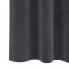 Függönyök függönyökkel 2 pcs Világosszürke 140 x 245 cm Bársony