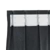 Függönyök függönyökkel 2 pcs Világosszürke 140 x 260 cm Bársony