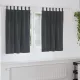 Függönyök függönyökkel 2 pcs Világosszürke 140 x 140 cm Bársony