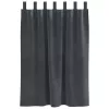 Függönyök függönyökkel 2 pcs Világosszürke 140 x 140 cm Bársony