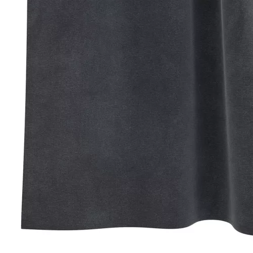 Függönyök függönyökkel 2 pcs Világosszürke 140 x 175 cm Bársony