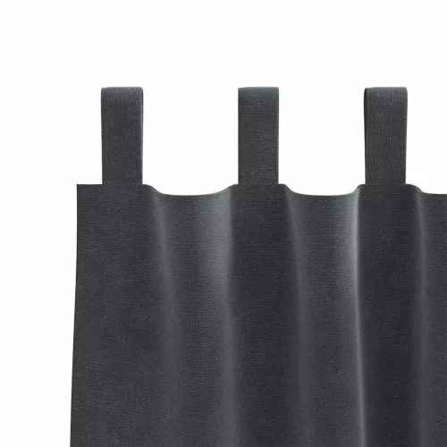 Függönyök függönyökkel 2 pcs Világosszürke 140 x 245 cm Bársony