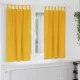 Függönyök függönyökkel 2 pcs Mustár sárga 140 x 175 cm Bársony