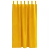 Függönyök függönyökkel 2 pcs Mustár sárga 140 x 175 cm Bársony