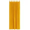 Függönyök függönyökkel 2 pcs mustársárga 140 x 225 cm Bársony
