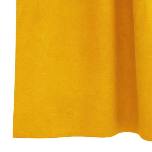 Függönyök függönyökkel 2 pcs mustársárga 140 x 225 cm Bársony