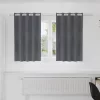 Függönyök függönyökkel 2 pcs Világosszürke 140 x 140 cm Bársony