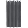 Függönyök függönyökkel 2 pcs Világosszürke 140 x 140 cm Bársony