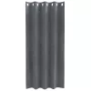Függönyök függönyökkel 2 pcs Világosszürke 140 x 175 cm Bársony