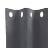 Függönyök függönyökkel 2 pcs Világosszürke 140 x 225 cm Bársony