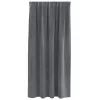 Függönyök függönyökkel 2 pcs Világosszürke 140 x 175 cm Bársony