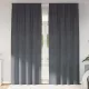 Függönyök függönyökkel 2 pcs Világosszürke 140 x 245 cm Bársony