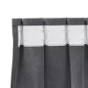 Függönyök függönyökkel 2 pcs Világosszürke 140 x 245 cm Bársony