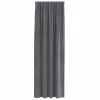 Függönyök függönyökkel 2 pcs Világosszürke 140 x 260 cm Bársony
