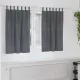 Függönyök függönyökkel 2 pcs Világosszürke 140 x 140 cm Bársony
