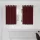 Függönyök függönyökkel 2 pcs bordó 140 x 140 cm Bársony