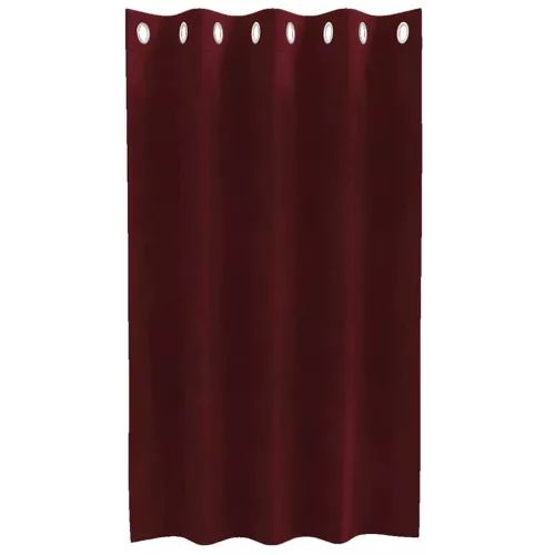 Függönyök függönyökkel 2 pcs bordó 140 x 140 cm Bársony