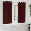 Függönyök függönyökkel 2 pcs bordó 140 x 175 cm Bársony