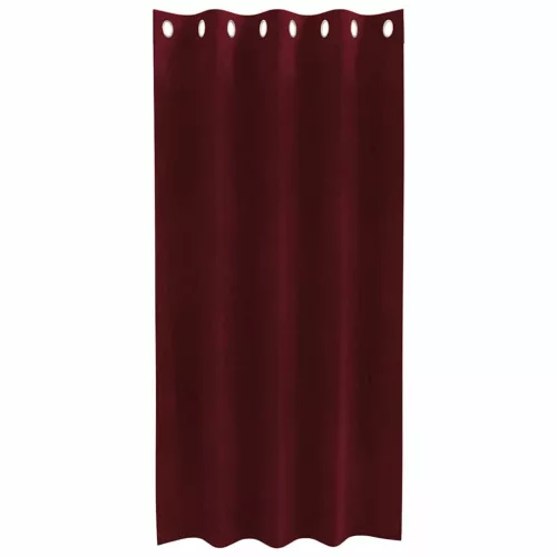 Függönyök függönyökkel 2 pcs bordó 140 x 175 cm Bársony