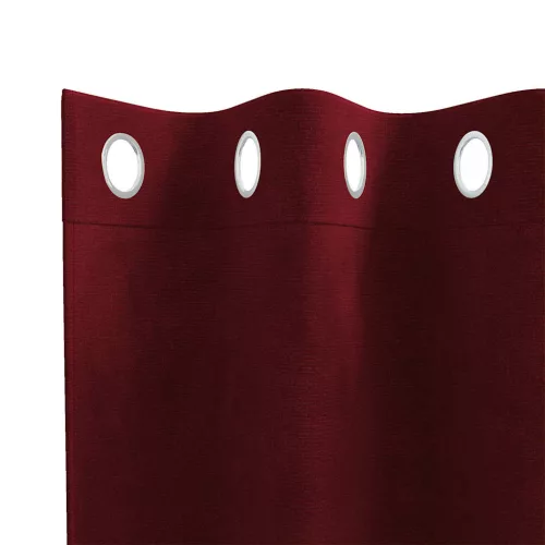 Függönyök függönyökkel 2 pcs bordó 140 x 175 cm Bársony
