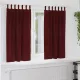 Függönyök függönyökkel 2 pcs bordó 140 x 175 cm Bársony