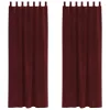 Függönyök függönyökkel 2 pcs Bordó 140 x 260 cm Bársony