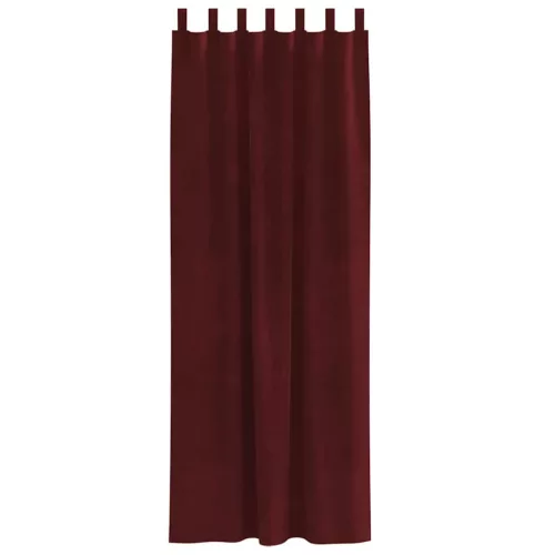 Függönyök függönyökkel 2 pcs Bordó 140 x 260 cm Bársony