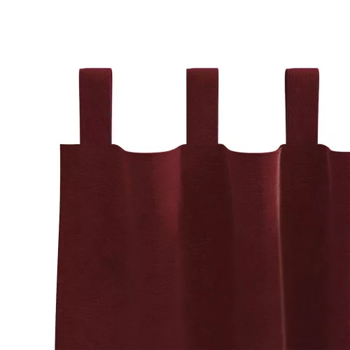 Függönyök függönyökkel 2 pcs Bordó 140 x 260 cm Bársony