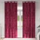 Függöny függönyökkel 2 pcs bordó 225 x 140 cm Bársony