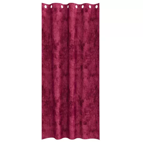 Függöny függönyökkel 2 pcs bordó 225 x 140 cm Bársony