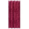 Függöny függönyökkel 2 pcs bordó 245 x 140 cm Bársony