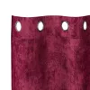 Függöny függönyökkel 2 pcs bordó 245 x 140 cm Bársony