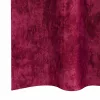 Függöny függönyökkel 2 pcs bordó 245 x 140 cm Bársony