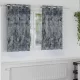 Függöny függönyökkel 2 pcs Ezüst szürke 140 x 140 cm Bársony