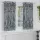 Függöny függönyökkel 2 pcs Ezüst Szürke 175 x 140 cm Bársony