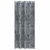 Függöny függönyökkel 2 pcs Ezüst szürke 225 x 140 cm Bársony