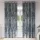 Függöny függönyökkel 2 pcs Ezüst szürke 245 x 140 cm Bársony
