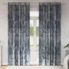 Függöny függönyökkel 2 pcs Ezüst szürke 260 x 140 cm Bársony
