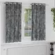 Függöny függönyökkel 2 pcs Szürke 175 x 140 cm Bársony