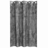 Függöny függönyökkel 2 pcs Szürke 175 x 140 cm Bársony