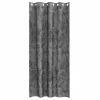 Függöny függönyökkel 2 pcs Szürke 245 x 140 cm Bársony