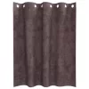 Függöny függönyökkel 2 pcs Barna 140 x 140 cm Bársony